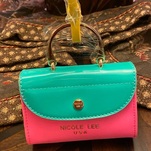 Nicole Lee Mini Bags - Green, Black, Orange - Picture 4 of 9